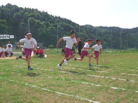 １００ｍ走